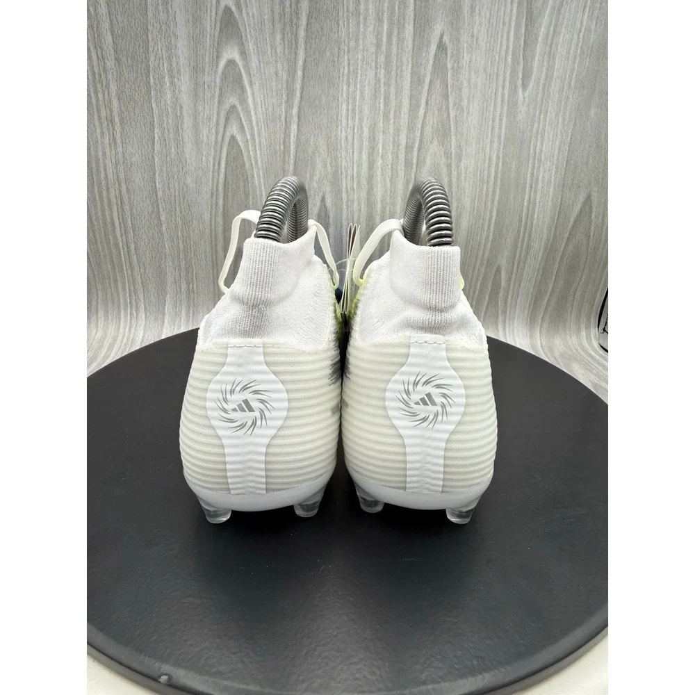 Adidas F50 Sparkfusion Club FG/AG Womens 8.5 White Yellow Soccer Cleats JP8350